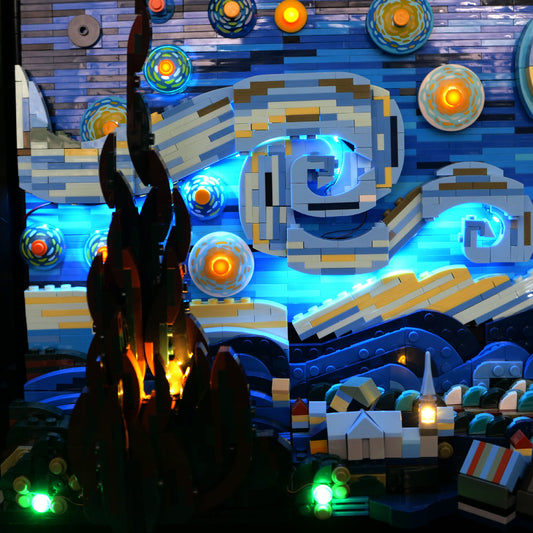 Vincent van Gogh: The Starry Night (21333) Light Kit (R/C only)