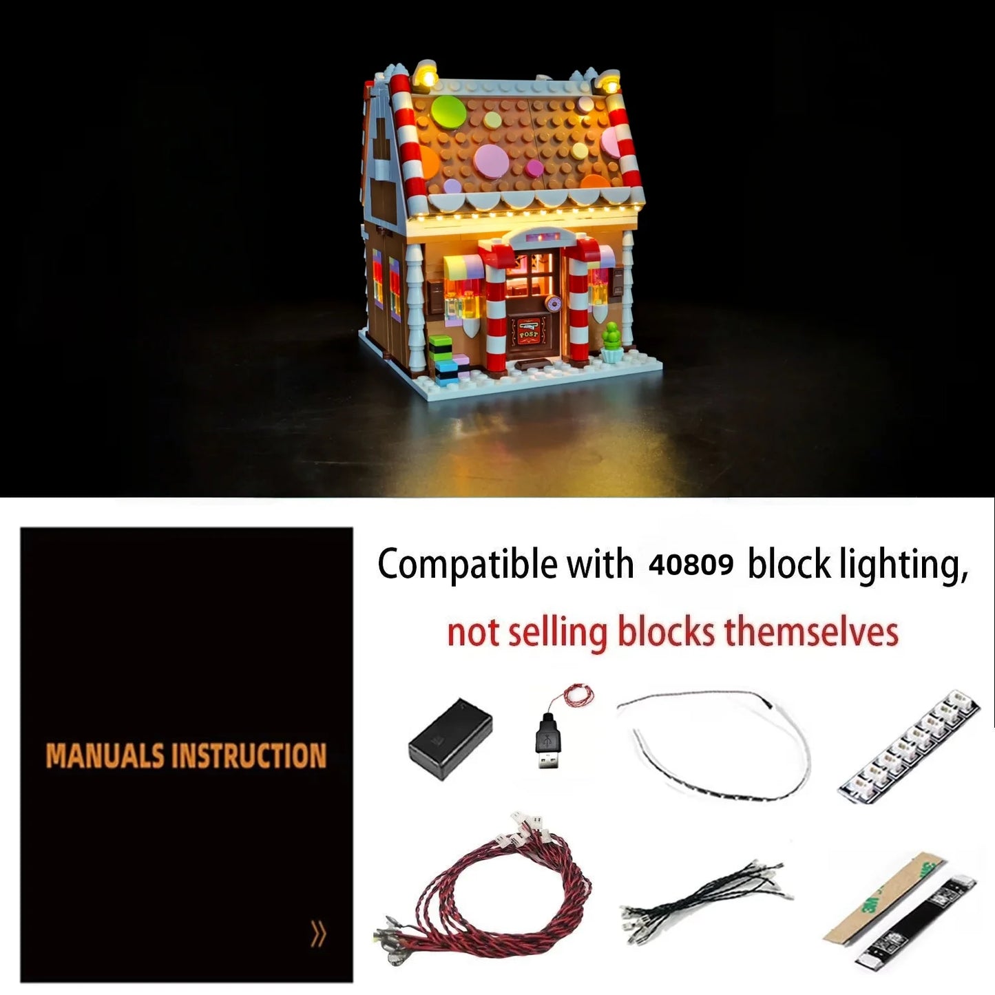 40809 Gingerbread House Light Kit