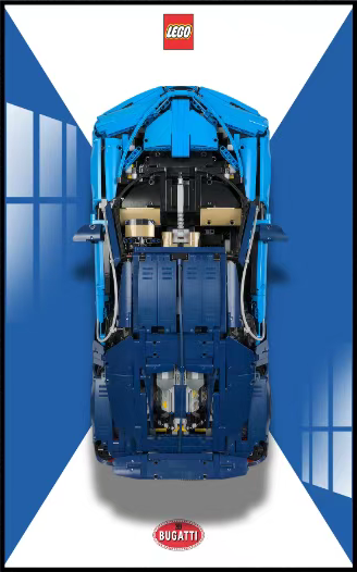 LEGO© Bugatti© Chiron Display