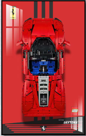 LEGO© Ferrari© Daytona Display