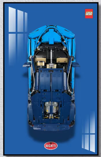 LEGO© Bugatti© Chiron Display