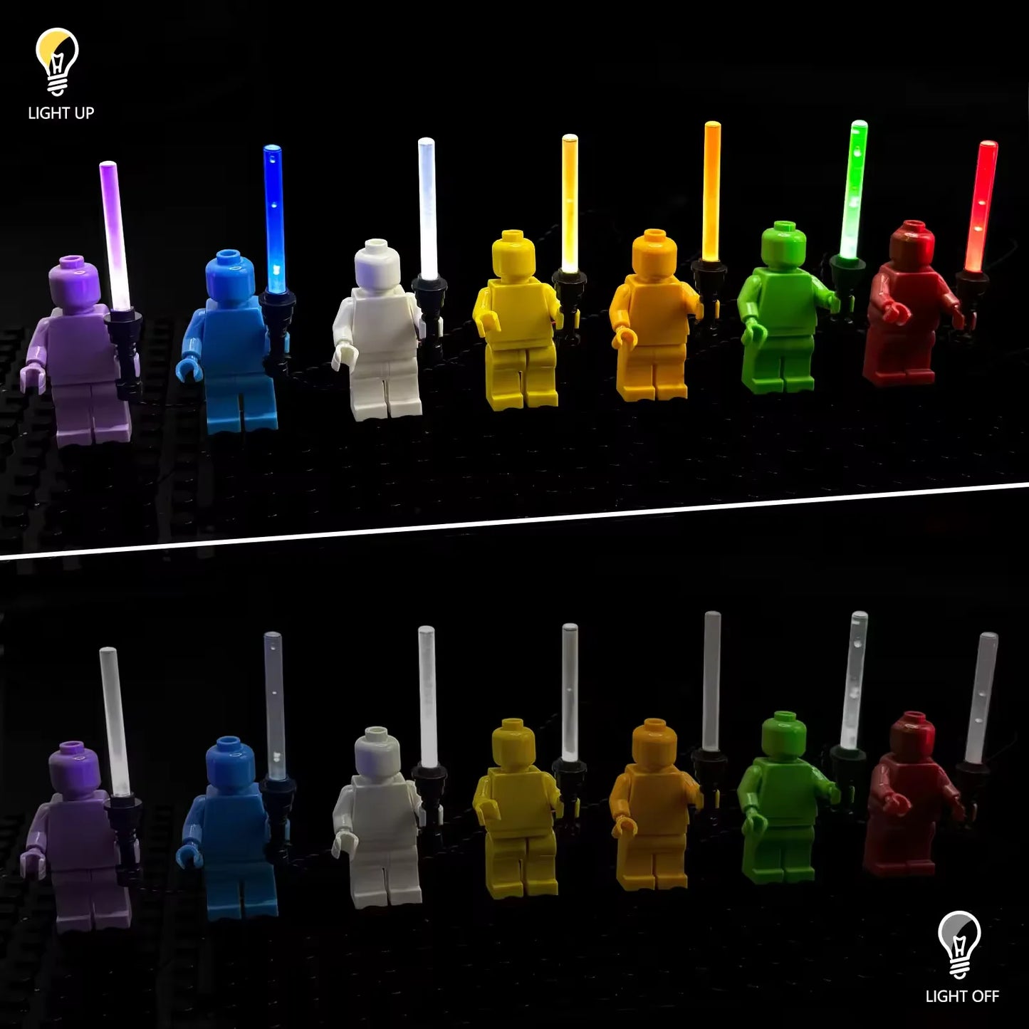 Lightsaber Mini Figures Accessories (7pcs)
