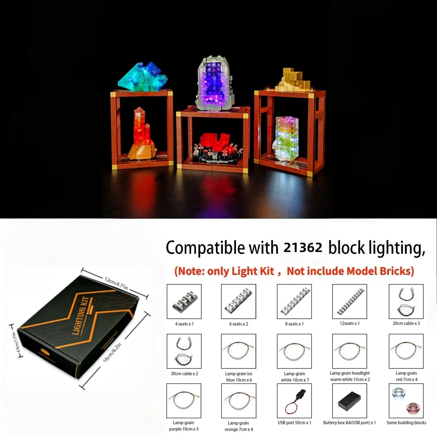 21362 Mineral Collection Light Kit
