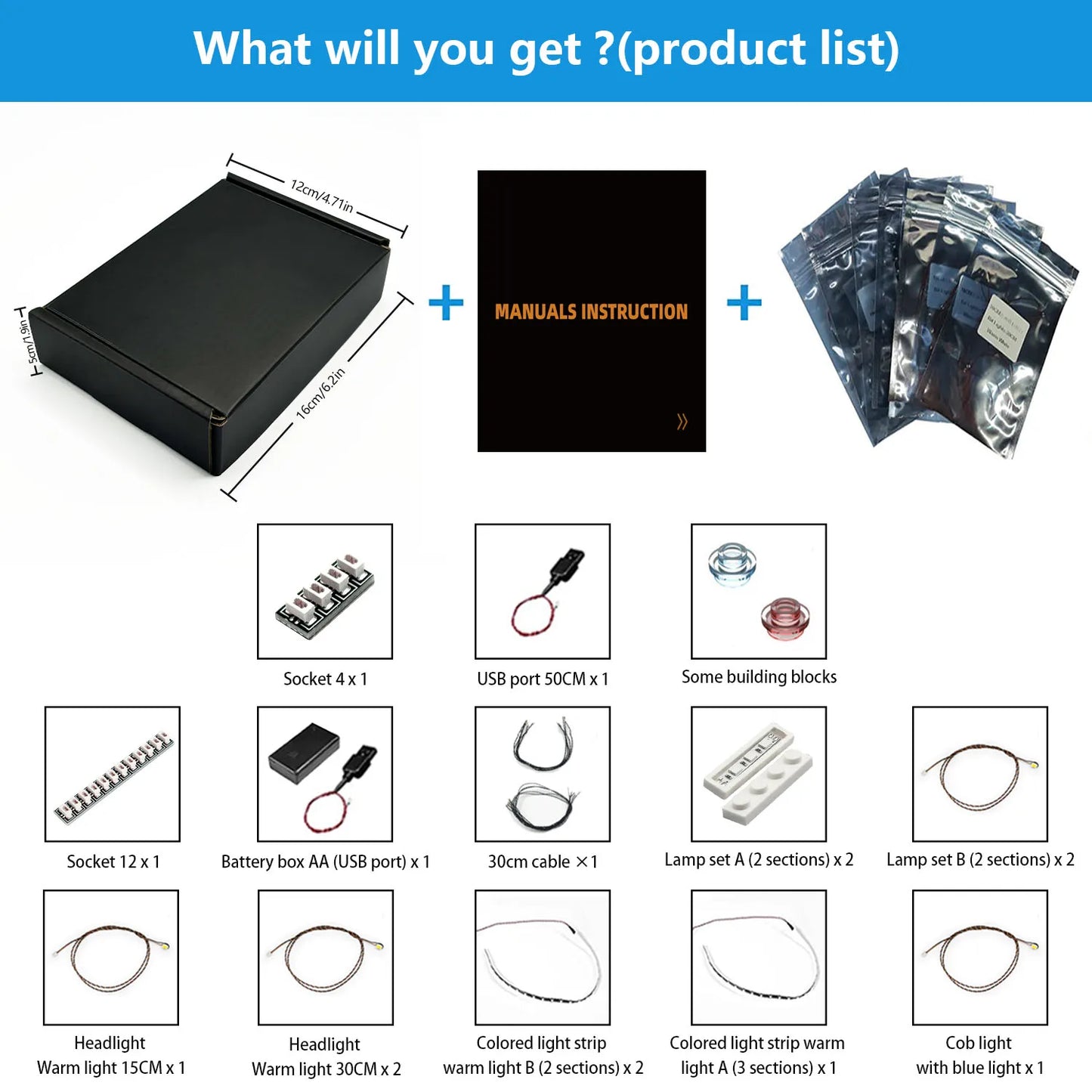 21062 Trevi Fountain Light Kit