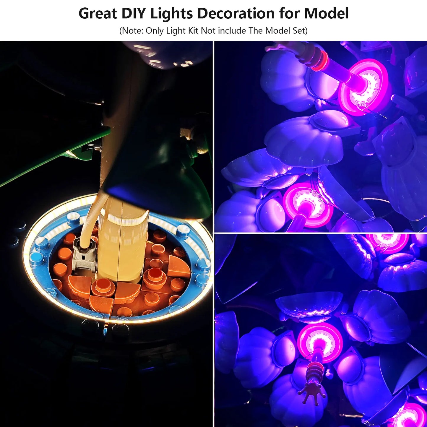 10372 Hibiscus Flower Light Kit