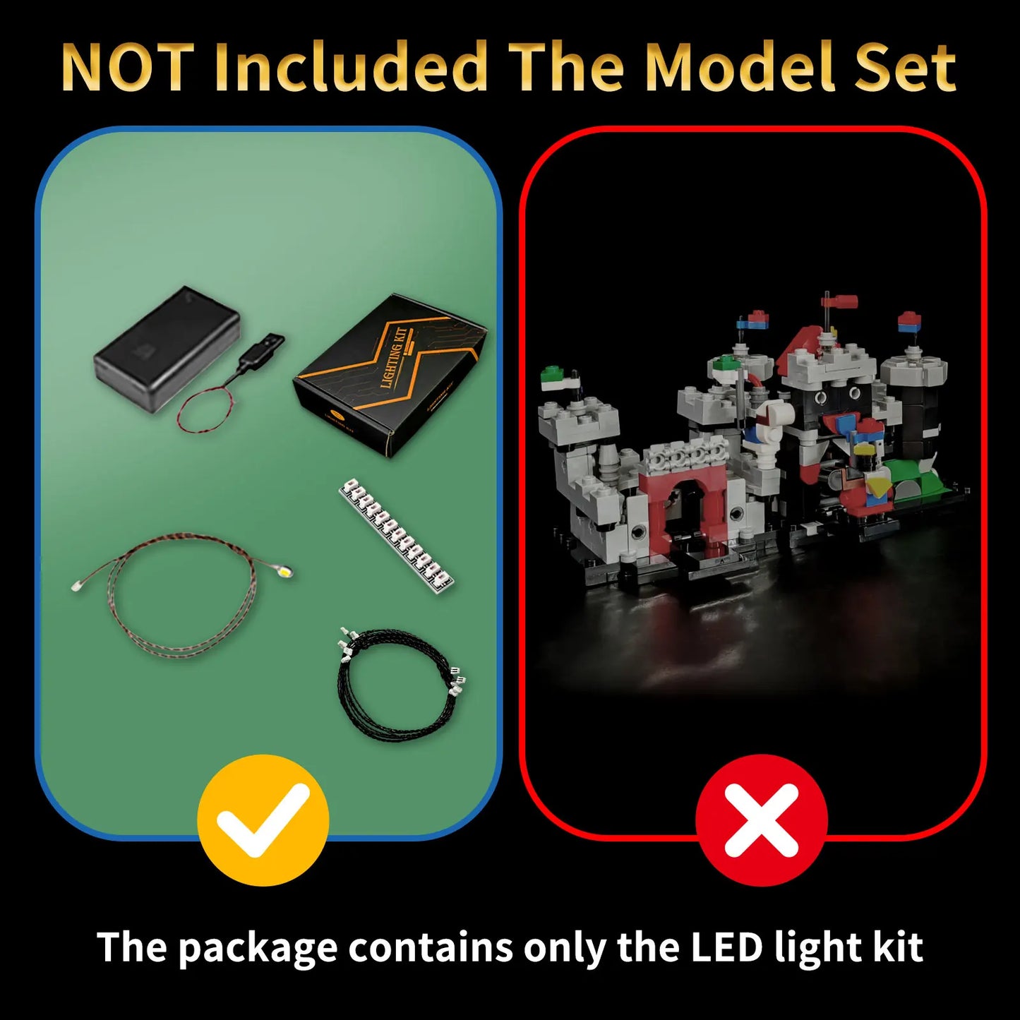 40775 Mini Knight's Castle Light Kit
