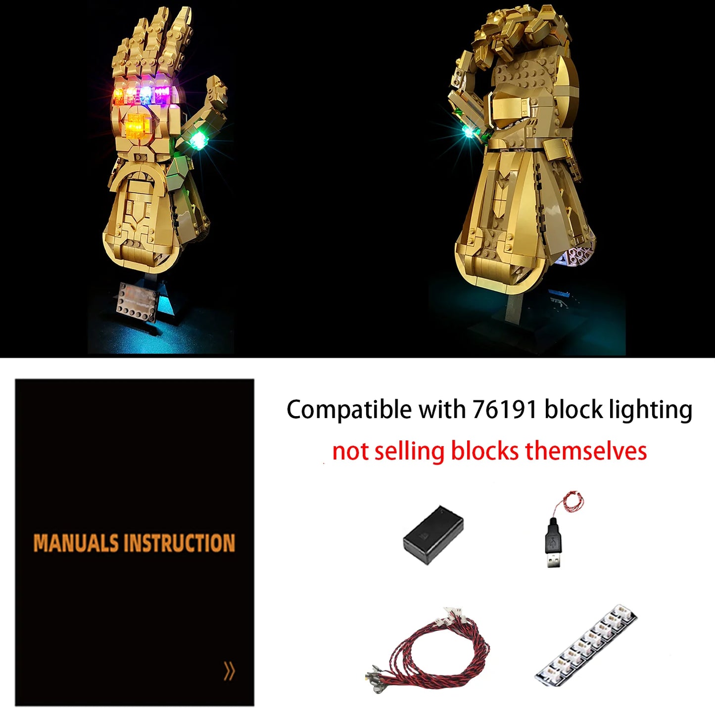 76191 Infinity Gauntlet Light Kit
