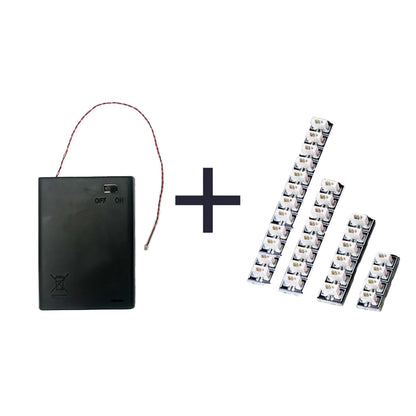 7-Piece Battery Box & Expansion Board Combo for LED Kits