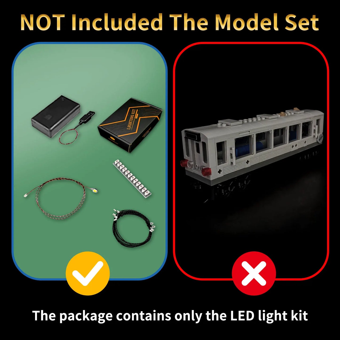 76321 Doc Ock Subway Train Scene Light Kit