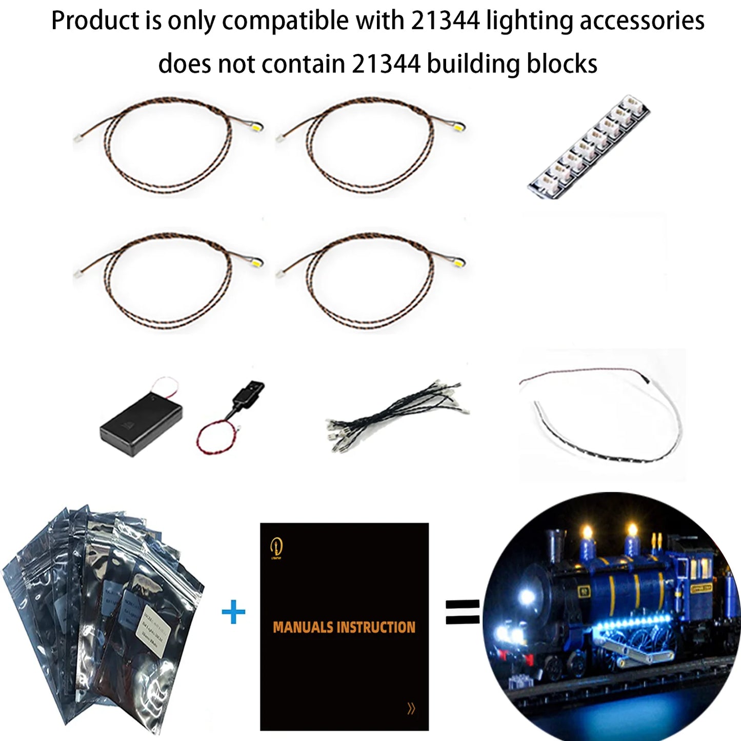 21344 Orient Express Train Light Kit