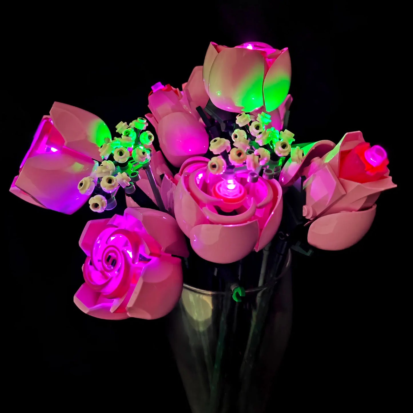 10374 Pink Rose Bouquet Light Kit