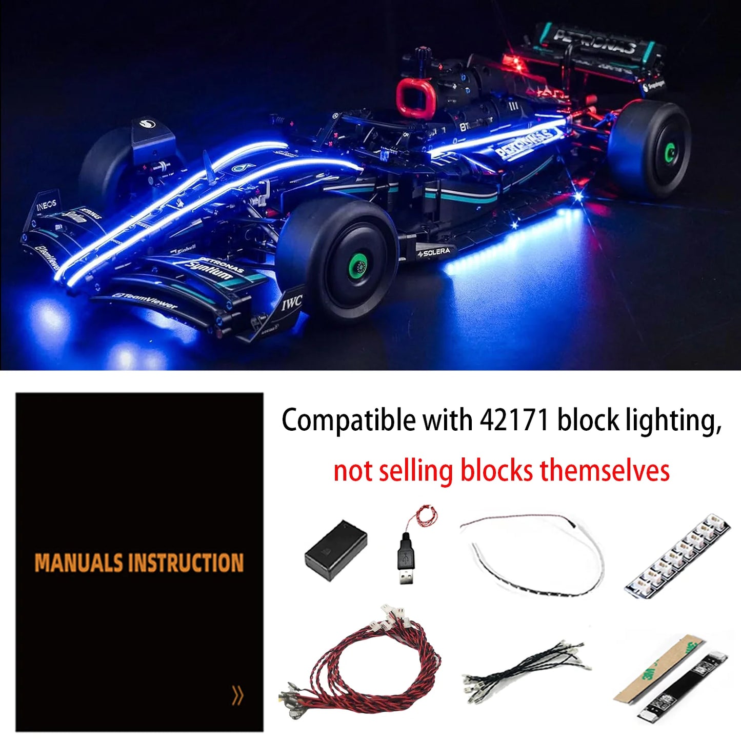 42171 Mercedes-AMG F1 W14 E Performance Light Kit