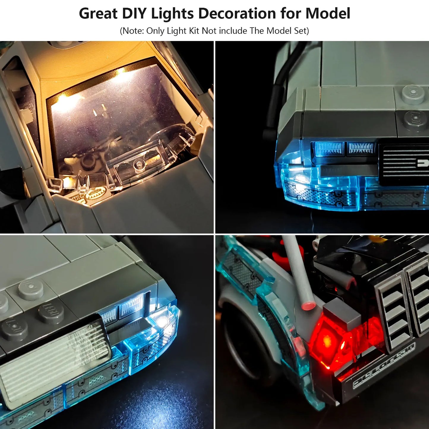77256 Back to the Future Time Machine Light Kit