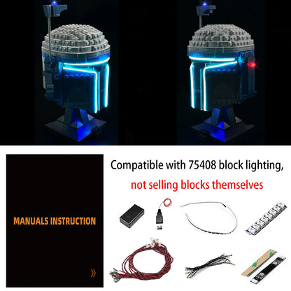 75408 Jango Fett Helmet Light Kit