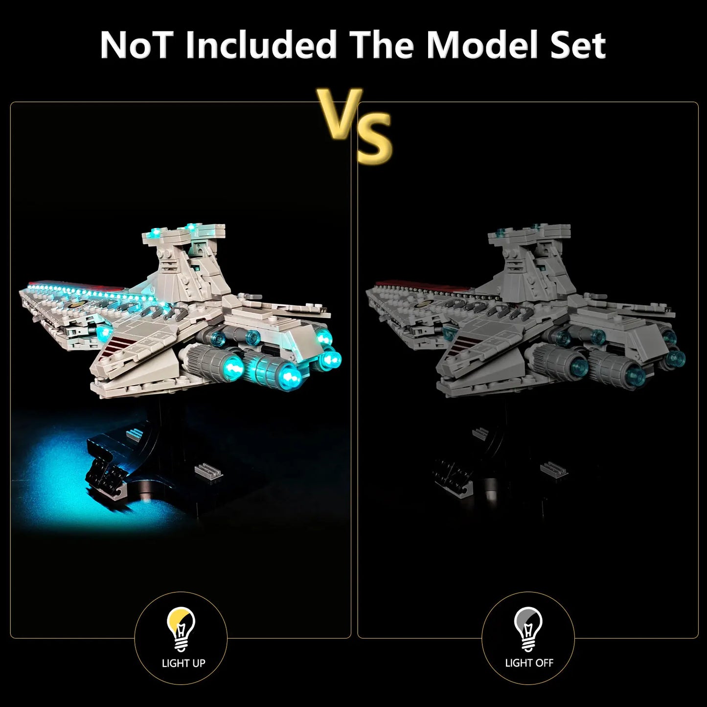 75441 Venator-Class Republic Attack Cruiser Light Kit