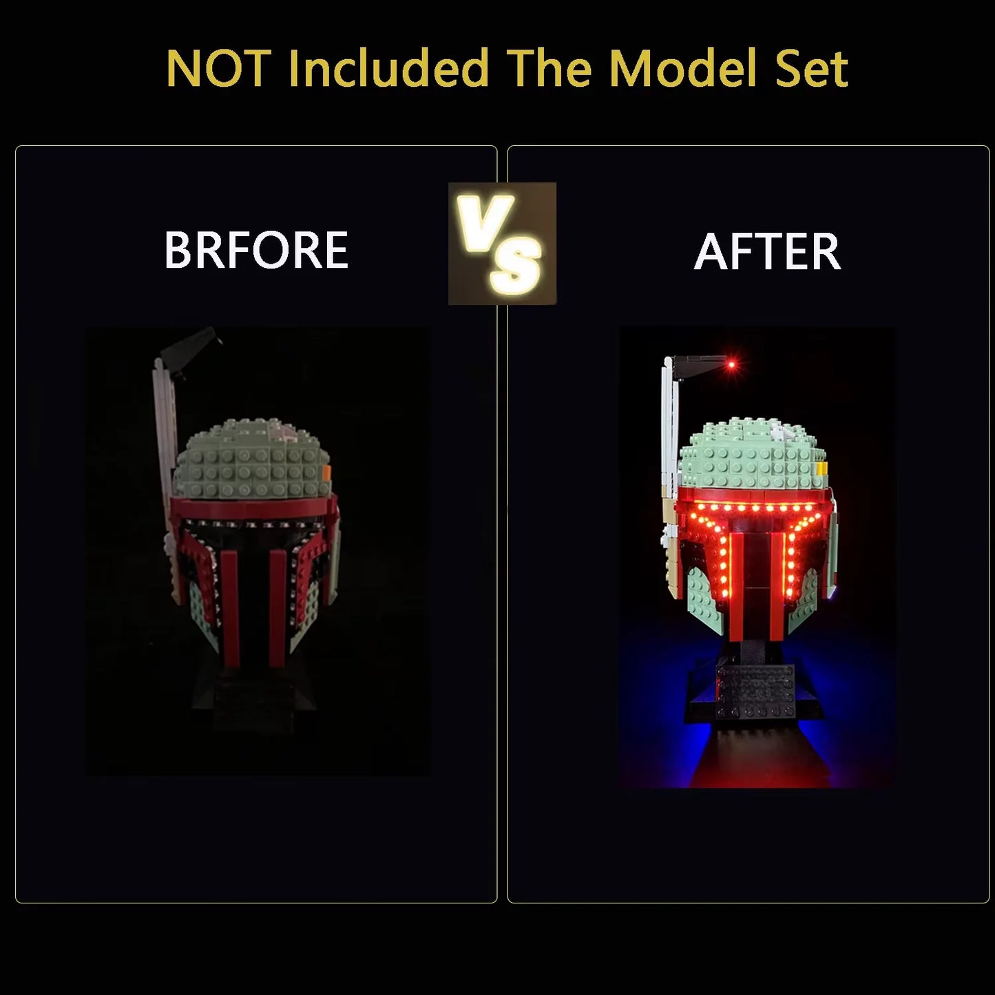 75277 Boba Fett Helmet Light Kit