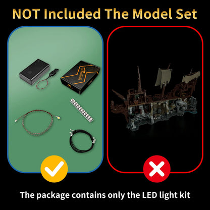21363 Pirate Ship Light Kit