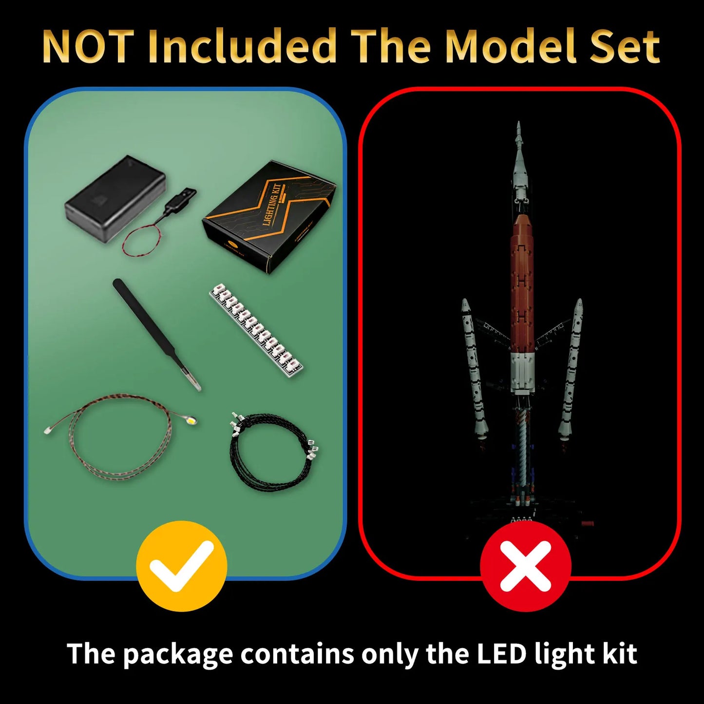 42221 Space Launch System Rocket Light Kit