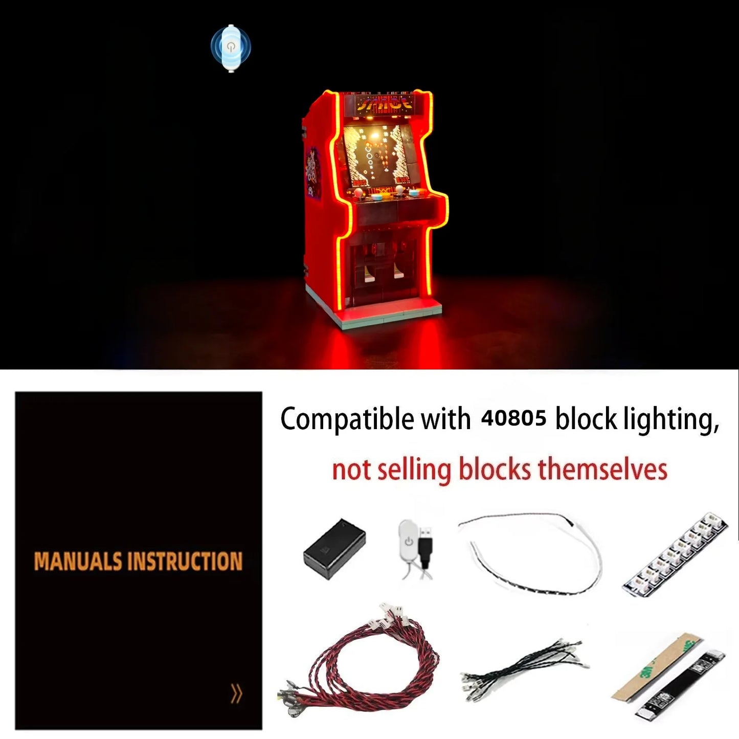 40805 Mini Arcade Machine Light Kit