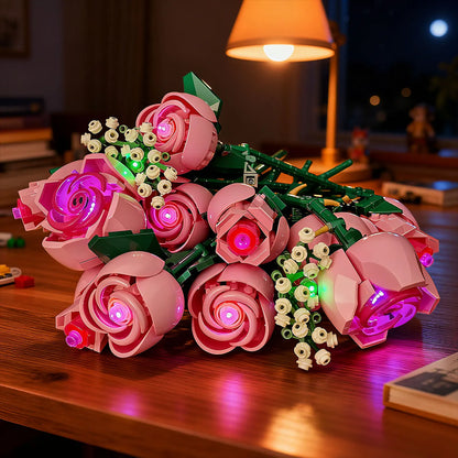 10374 Pink Rose Bouquet Light Kit