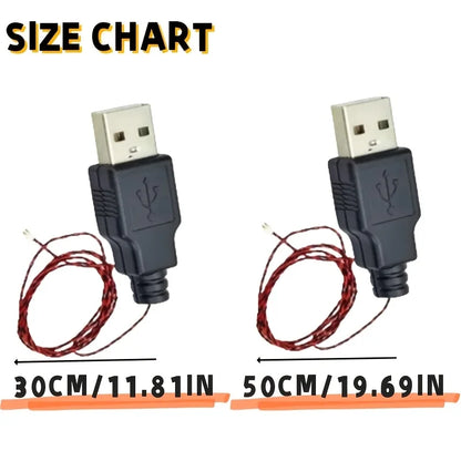 USB Cable for LED Light Kits (11.8/19.7IN)