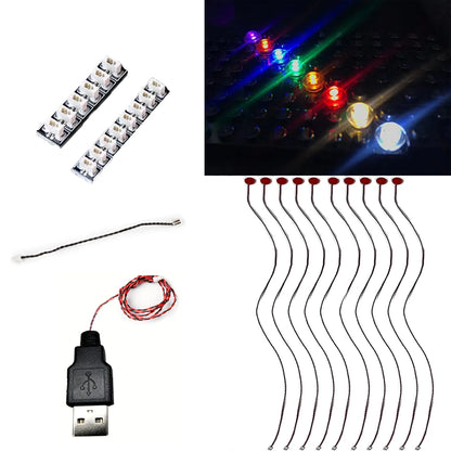 1x1 Round LED Building Block Light Kit (10pcs)