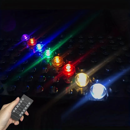 10 PCS Colorful LED Lighting Kit (Remote Control)