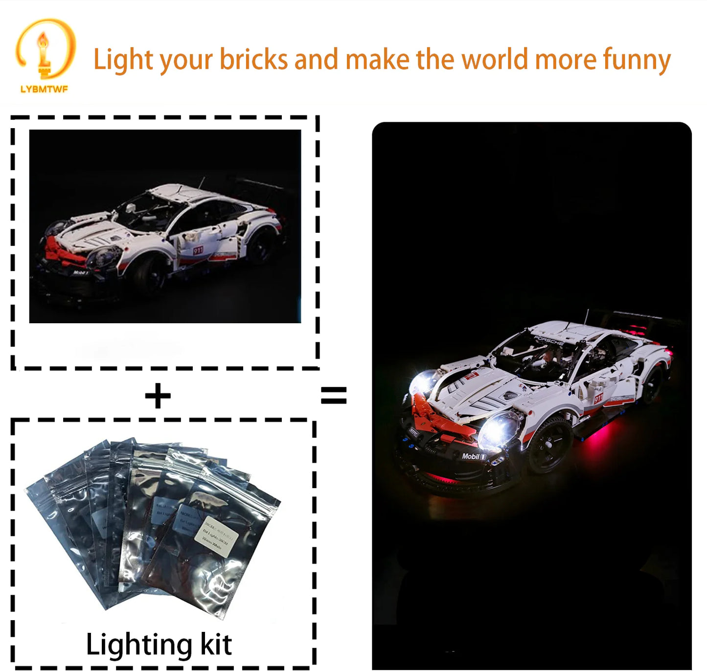 42096 Porsche 911 RSR Light Kit
