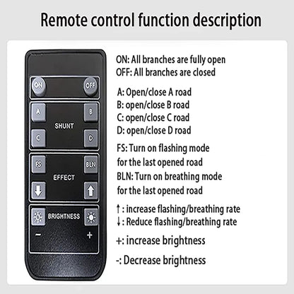 LED Light Accessories Shunt Module+Remote Control Can Wirelessly Control The Light Assembly for Applicable To Building Block