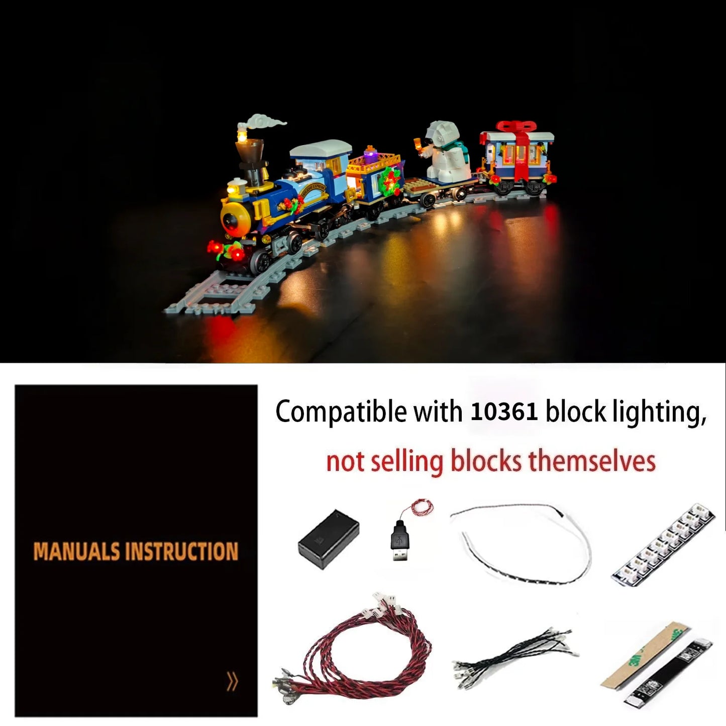 10361 Christmas Express Light Kit