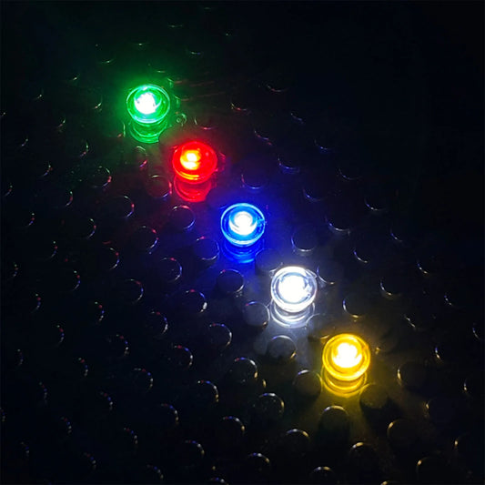 1x1 Round LED Building Block Light Kit (10pcs)