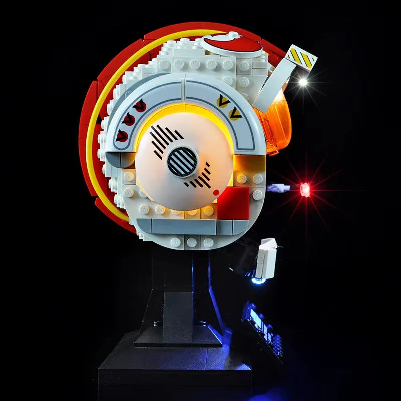 75327 Luke Skywalker Red Five Helmet Light Kit