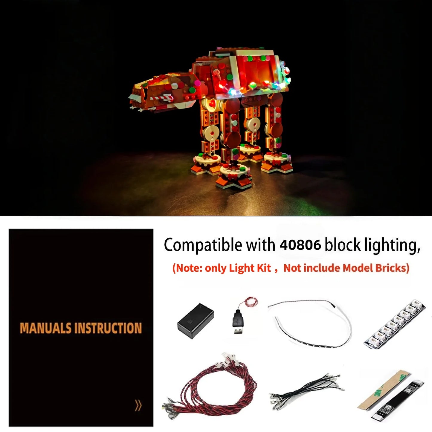 40806 Gingerbread Light Kit