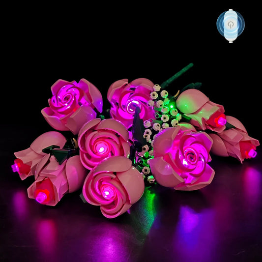10374 Pink Rose Bouquet Light Kit