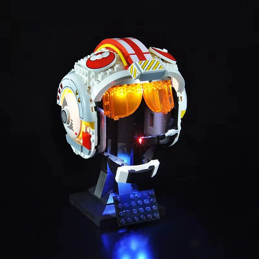 75327 Luke Skywalker Red Five Helmet Light Kit