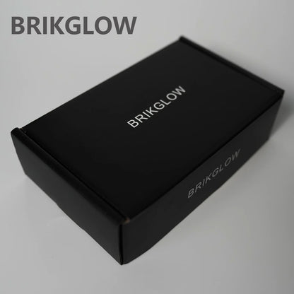 BRIKGLOW 20pcs Hollow Transparent round building block small Accessories (with notches)