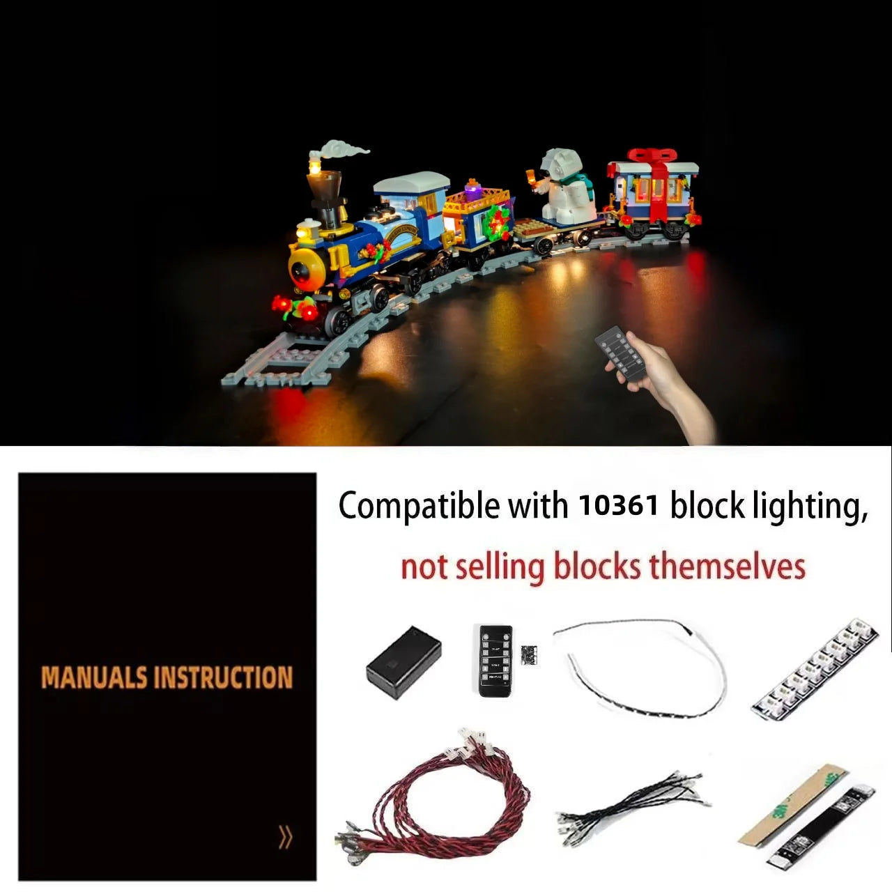 10361 Christmas Express Light Kit