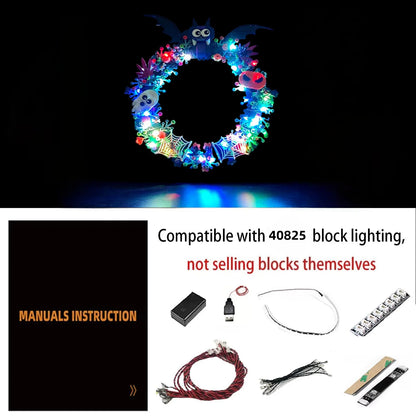 40825 Halloween Wreath Light Kit