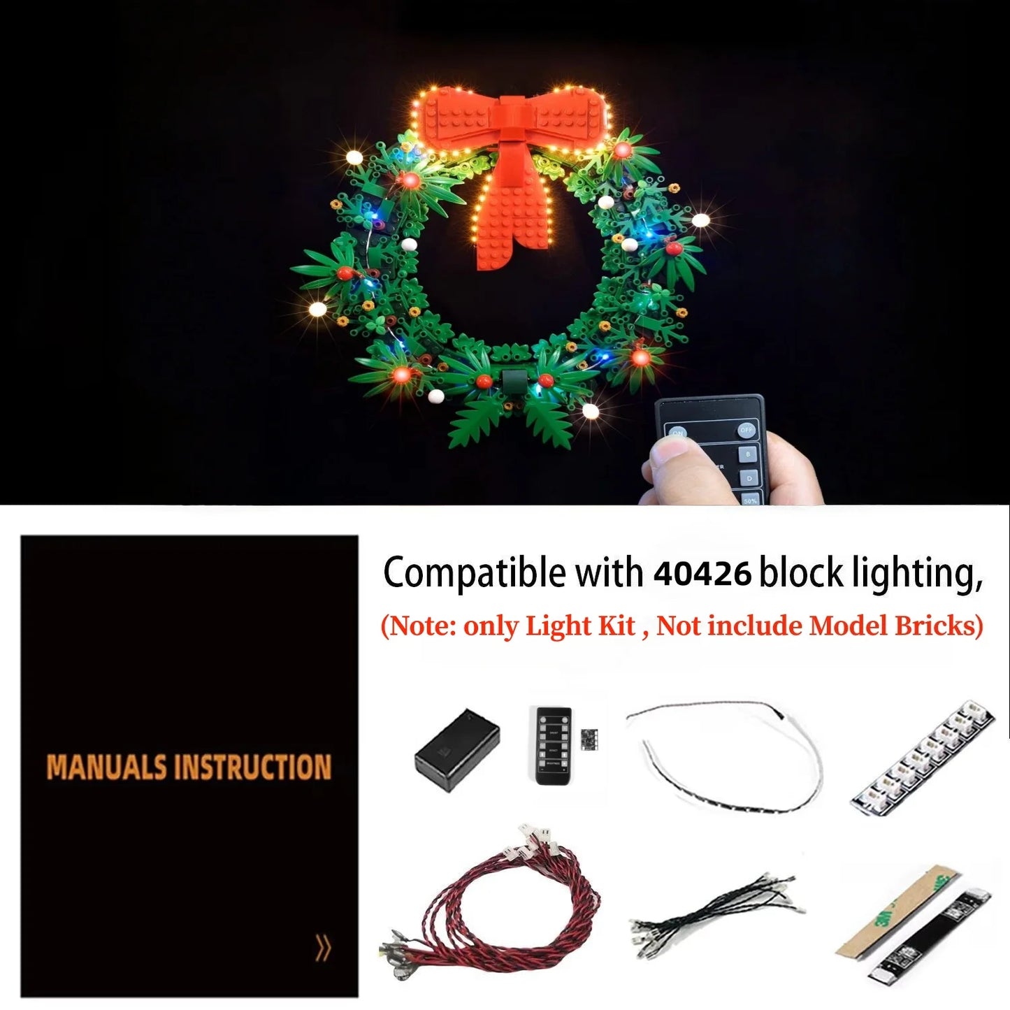 40426 Christmas Wreath Light Kit