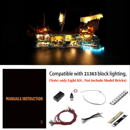 21363 Pirate Ship Light Kit