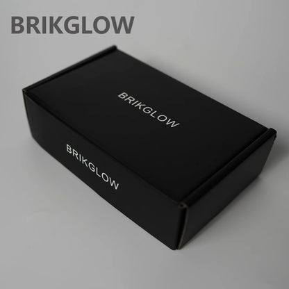 BRIKGLOW 20pcs Hollow Transparent round building block small Accessories (with notches)
