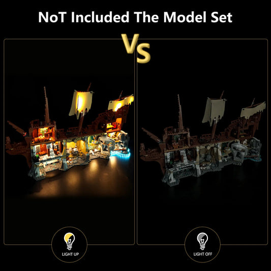21363 Pirate Ship Light Kit