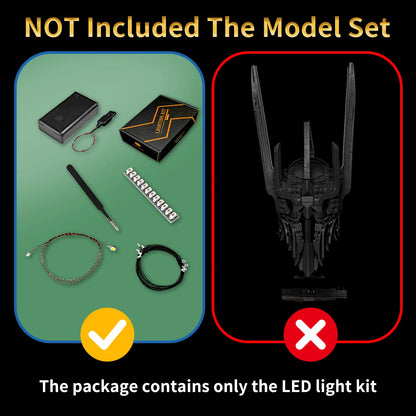 11373 Sauron's Helmet Light Kit