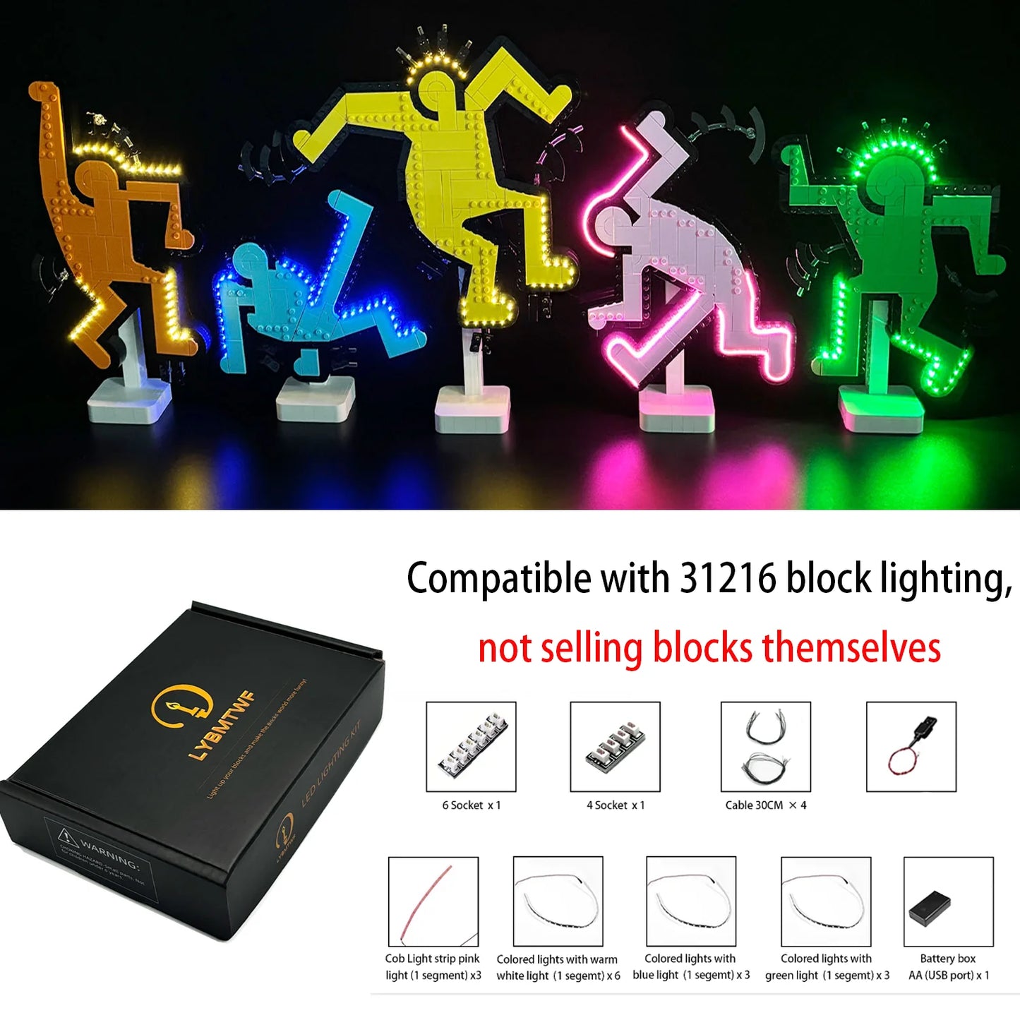 31216 Dancing Figures Light Kit