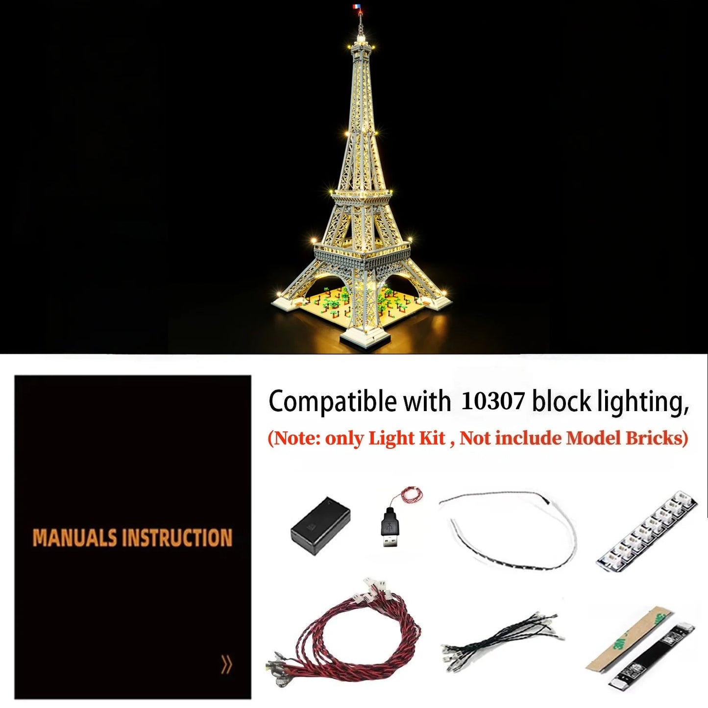 10307 Eiffel Tower Light Kit