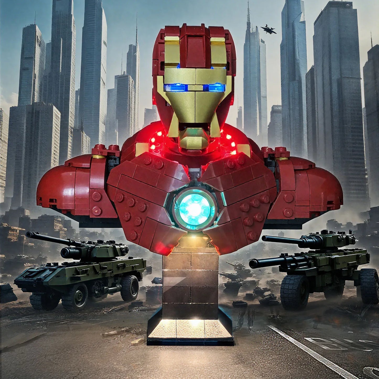 76327 Captain America Bust Light Kit