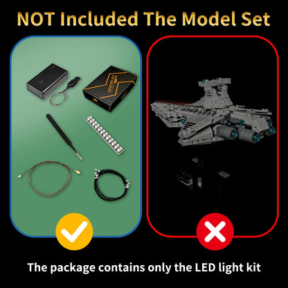 75441 Venator-Class Republic Attack Cruiser Light Kit