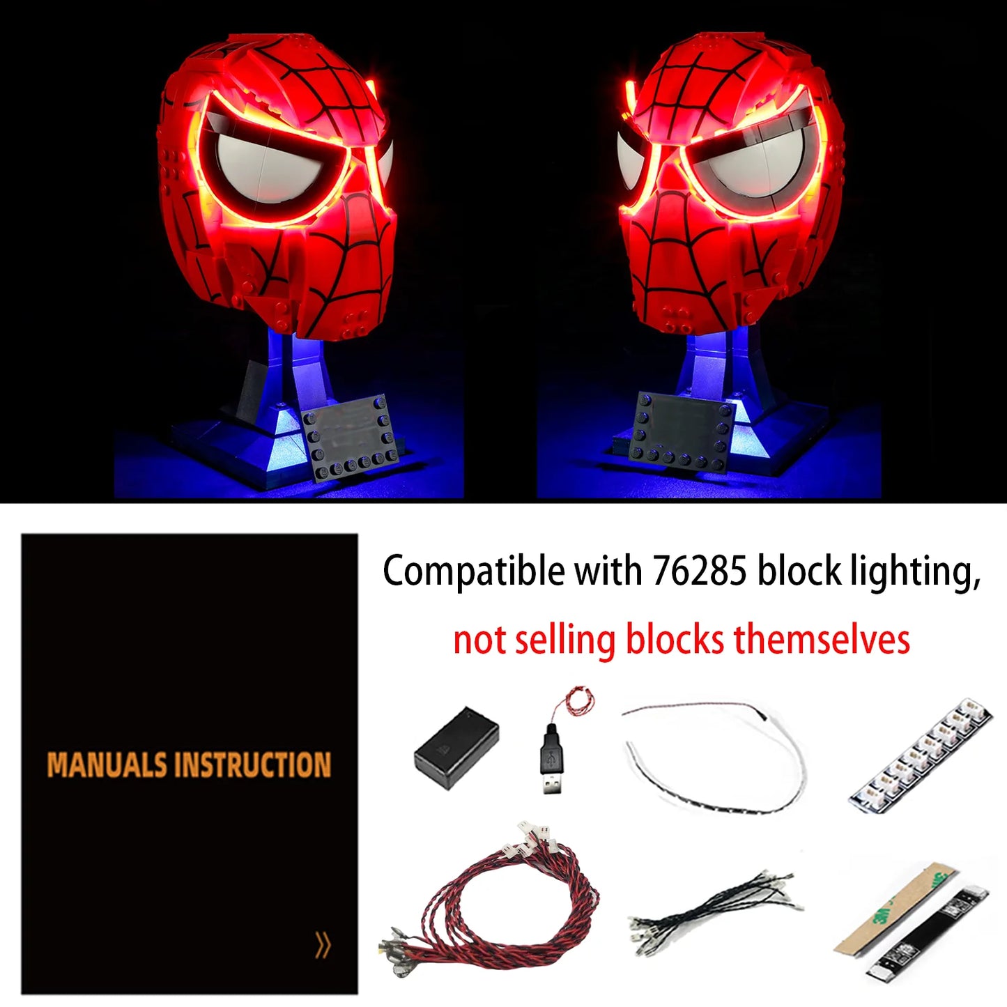 76285 Spider-Man Mask Light Kit
