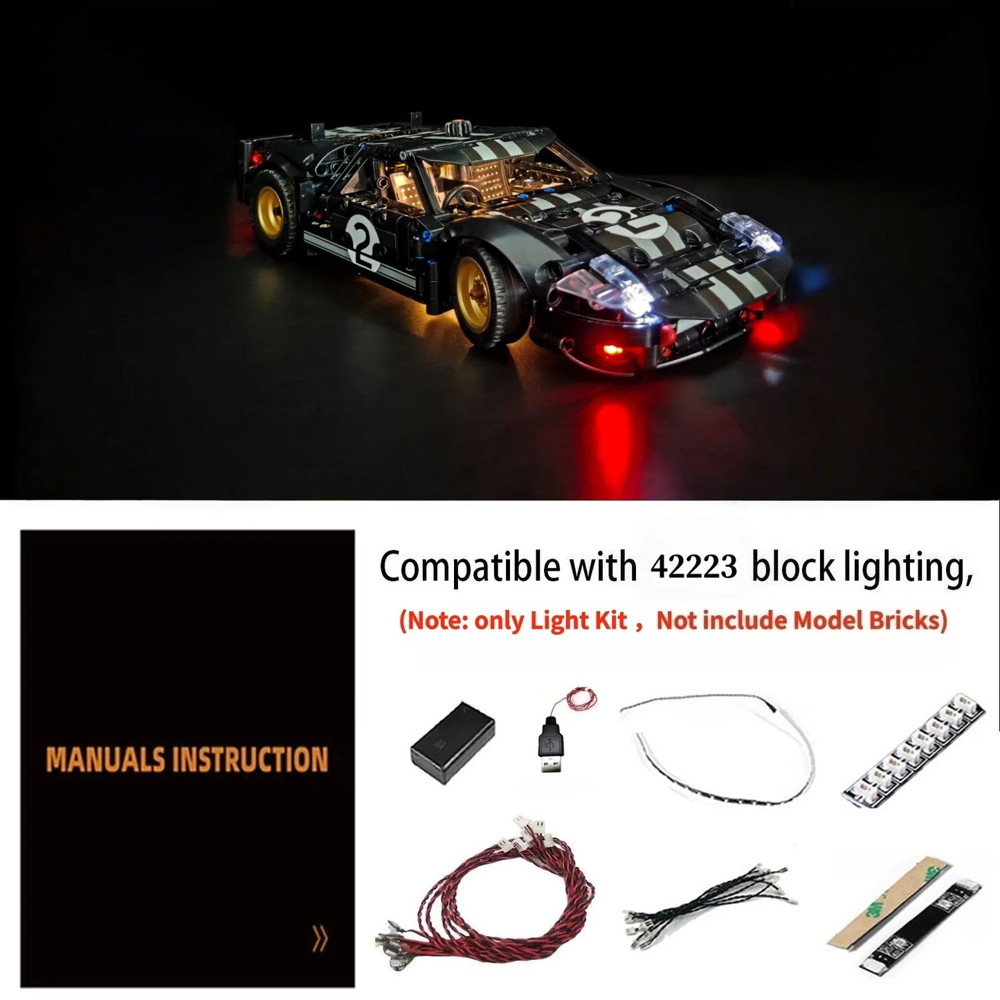 42223 GT40 Light Kit