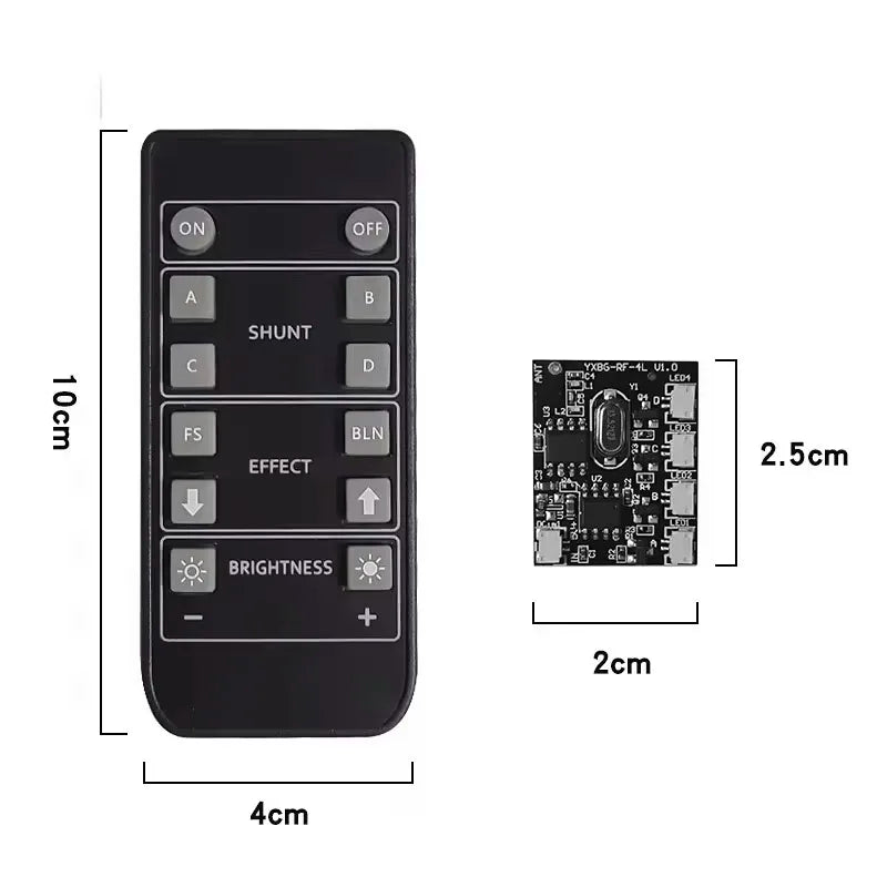 LED Light Accessories Shunt Module+Remote Control Can Wirelessly Control The Light Assembly for Applicable To Building Block